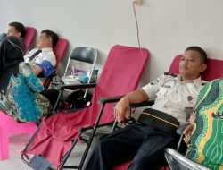 Rutan Menggala Dukung Program Kemanusiaan Melalui Donor Darah Hari Bakti TNI AU