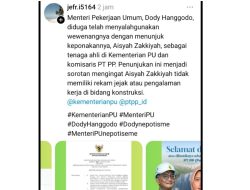 Simpang Siur Informasi Aisyah Zakiyyah, Isu Nepotisme dan Jabatan Komisaris PT PP