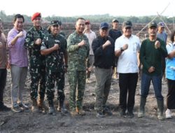 Genjot Swasembada Pangan, Kementan dan TNI Kebut Cetak Sawah 7.000 Hektare di OKI