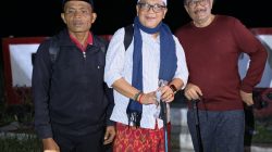 Sambut HUT ke-81 RI, Hasto Daki Pusuk Buhit di Samosir