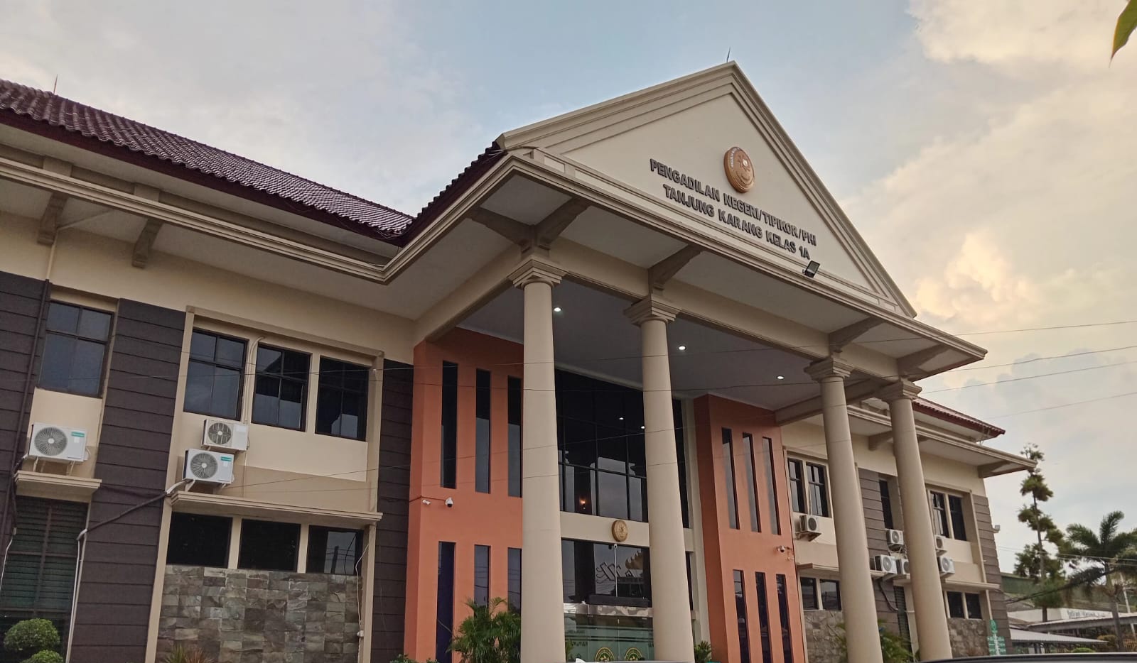 Kantor Pengadilan Negeri Tanjungkarang, Bandarlampung, Lampung. (FAKTANASIONAL/ADAM)