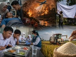 Spanduk Tangkap Jokowi, Karhutla Kalteng Membara dan Keracunan MBG