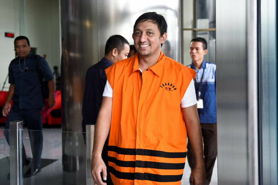 Fahd A Rafiq kena OTT KPK langsung berbaju tahanan KPK. Foto: Instagram