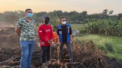 Hiswana Migas DPC Bogor Serahkan Bantuan untuk Penanganan Kebakaran TPA Galuga