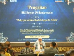 BRI Region 14 Banjarmasin Selenggarakan Pengajian Berkala untuk Menguatkan Etos Kerja