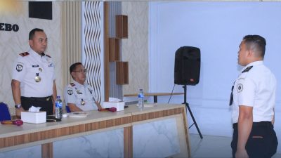 Lembaga Pemasyarakatan (Lapas) Kelas IIB Muara Tebo, menerima kunjungan Monitoring dan Evaluasi (Monev) Kantor Wilayah Direktorat Jenderal Pemasyarakatan (Kanwil Ditjenpas) Jambi. (FAKTANASIONAL/HO)