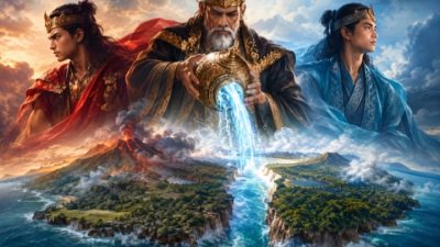 Legenda Selat Sunda: Prabu Rakata Belah Nusa Kencana demi Cegah Perang Dua Putra