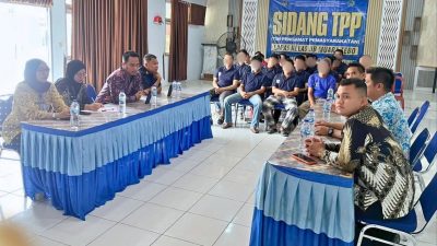 Lembaga Pemasyarakatan (Lapas) Kelas IIB Muara Tebo saat menggelar Sidang Tim Pengamat Pemasyarakatan (TPP) Integrasi bahas usulan program integrasi warga binaan setempat. (FAKTANASIONAL/HO).