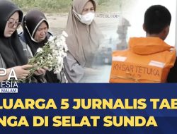 Pencarian 5 Jurnalis Hilang Dihentikan, Keluarga Tabur Bunga