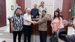 Perdamaian sengketa lahan antara PT Way Halim Permai dan salah satu pihak di Pengadilan Negeri Tanjungkarang, Bandarlampung. (FAKTANASIONAL/ADAM).