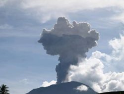 Halmahera Barat Waspada! Gunung Ibu Catat Seratus Lebih Gempa Erupsi Sehari